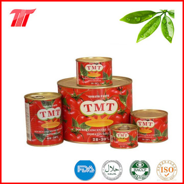Pasta de tomate em lata saudável da marca Tmt com preço baixo